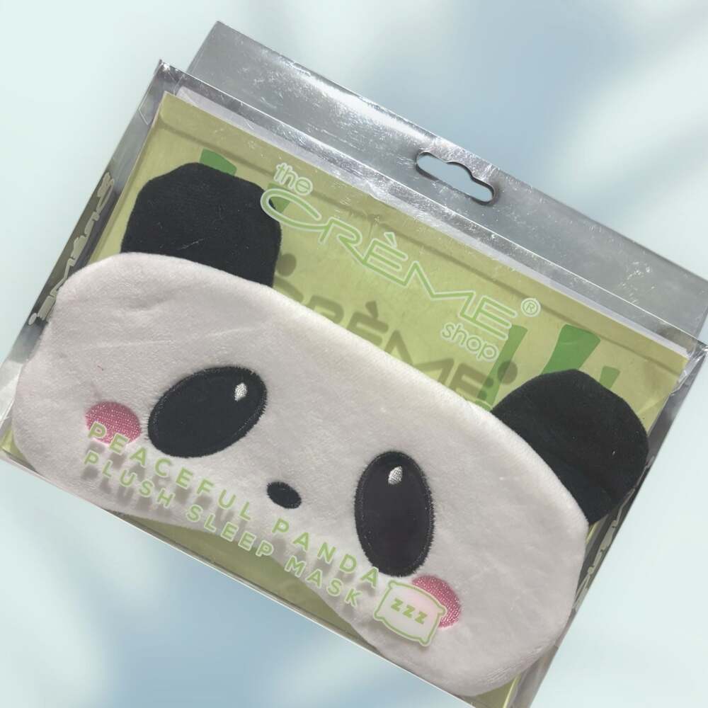 The Crème Shop Peaceful Panda Plush Sleep Mask